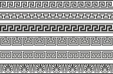 Vector seamless greek classic ornament. Pattern for a border and a frame. Ancient Greece and the Roman Empire