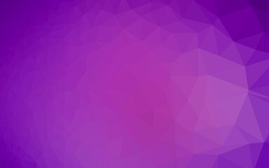 Light Purple vector polygon abstract background.