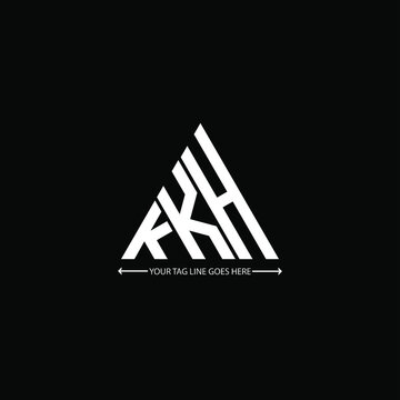 KKH letter logo creative design. KKH unique design
