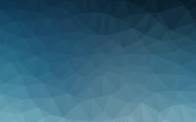 Light BLUE vector blurry triangle template.