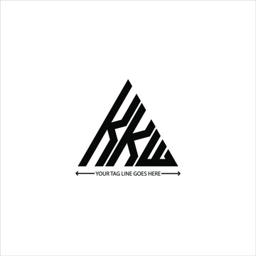 KKW letter logo creative design. KKW unique design