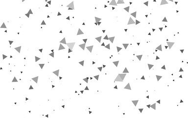 Light Silver, Gray vector layout with lines, triangles.