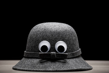 image of hat dark background 