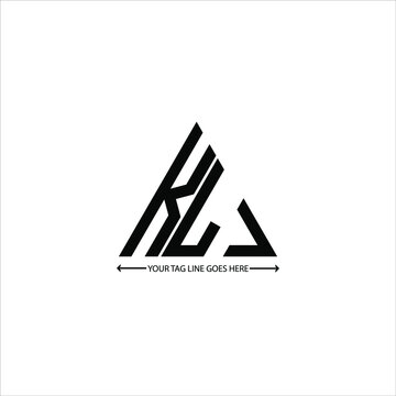 KLJ letter logo creative design. KLJ unique design
