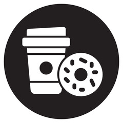 Cafe ,City Tourism solid icon.