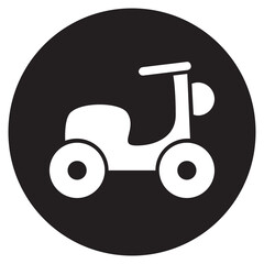 Motorbike ,City Tourism solid icon.