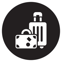 Luggage ,City Tourism solid icon.