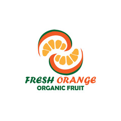 orange design logo vector