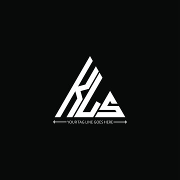 KLS letter logo creative design. KLS unique design