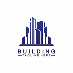 Building logo vector illustration design,Real Estate logo template, Logo symbol icon