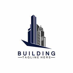 Building logo vector illustration design,Real Estate logo template, Logo symbol icon