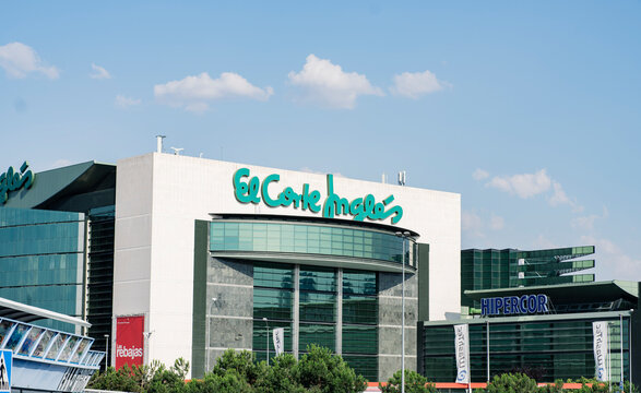 Madrid, Spain - June 19, 2020: El Corte Ingles