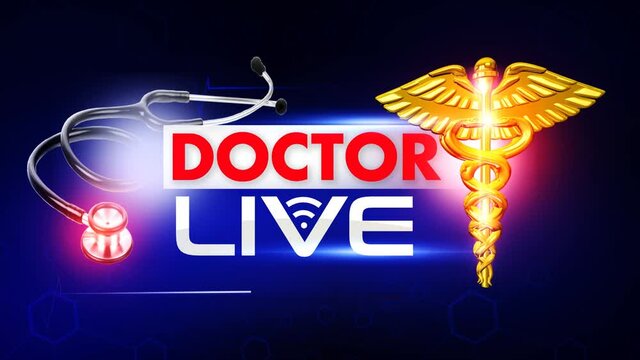 Doctor Live 3D rendering background is perfect for any type of news or information presentation. The background features a stylish and clean layout 