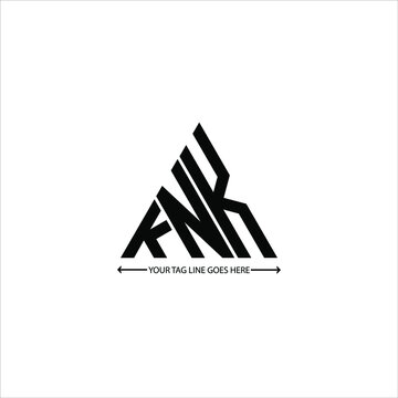 KNK letter logo creative design. KNK unique design