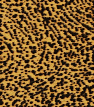 Cheetah fur background pattern texture.Leopard, jaguar wild animal skin print.Textile.Fashion Fabric design.Banner.Orange brown black colors.Digital generated image.Decor.Decoration.Wallpaper.