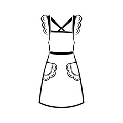 Women's bib apron