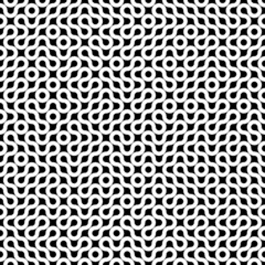 Seamless vector pattern.
Black background and white maze lines texture.
Irregular and complex connected lines background.