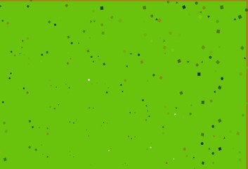 Light Green vector texture in poly style with circles, cubes.