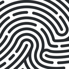 Fingerprint texture. personal id thumbprint. Vector