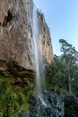 waterfall in the mountains  in the Springbrook National Park