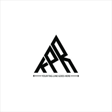 KPR letter logo creative design. KPR unique design