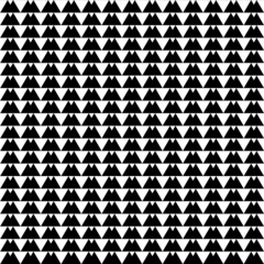 seamless pattern black triangle on white background, simple style vector