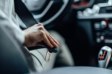 A driver, enjoying a safe drive.