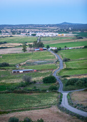 Galisteo. Overview from west wall. Extremadura, Spain