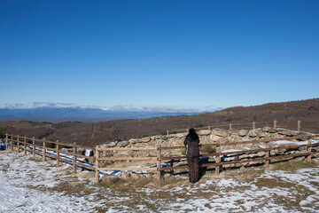 Corral de Lobos or Wolves trap. La Garganta, Extremadura, Spain