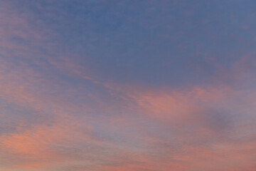 Fototapeta premium Beautiful color of clouds during sunset.