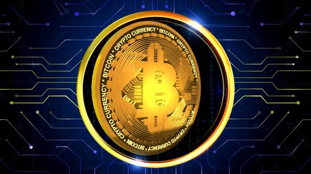  Cryptocurrency 3D rendering background is perfect for any type of news or information presentation. The background features a stylish and clean layout 