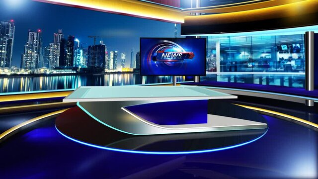 3D rendering background is perfect for any type of news or information presentation. The background features a stylish and clean layout 