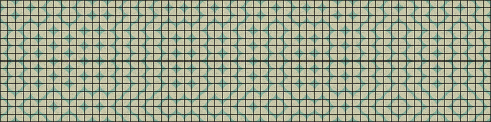 Fototapeta premium Abstract Geometric Pattern generative computational art illustration