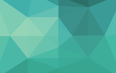 Light BLUE vector abstract mosaic background.