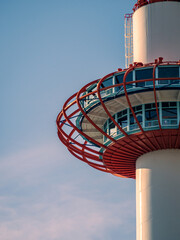 京都タワーのアップ