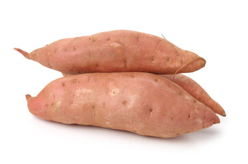Sweet potato isolated on white background