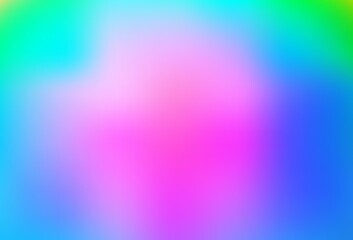 Light Multicolor, Rainbow vector blurred background.