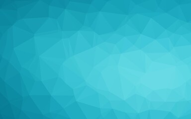 Light BLUE vector triangle mosaic template.