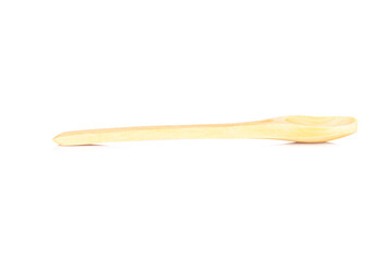 wooden spoon isolated on white background