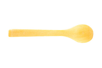 wooden spoon isolated on white background