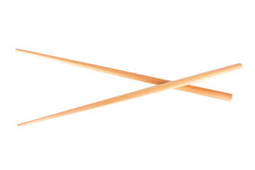 chopsticks isolated on white background