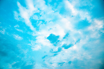 Fototapeta na wymiar 가을하늘과 구름 