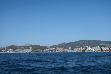 The party resort of Magaluf in Mallorca, Spain