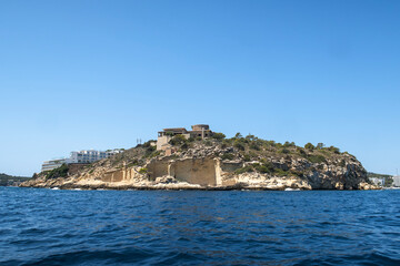 Fototapeta na wymiar Punta de sa Porrassa on Torrenova in Mallorca, Spain