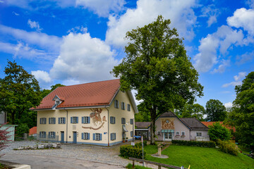 Bad Tölz Wolfratshausen Isar München Deutschland Bayern Oberbayern Isartal Isarwinkel Kalvarienberg Zwiebelturm