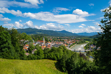 Bad Tölz Wolfratshausen Isar München Deutschland Bayern Oberbayern Isartal Isarwinkel...
