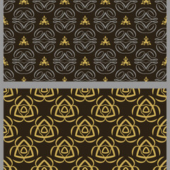 Abstract background patterns with geometric elements. Set. Suitable for decorating book covers, posters, wallpapers, invitations, postcards. Seamless pattern, texture. Vector illustration for design.