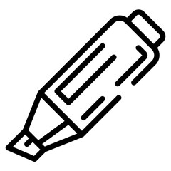 Fototapeta premium highlighter outline icon