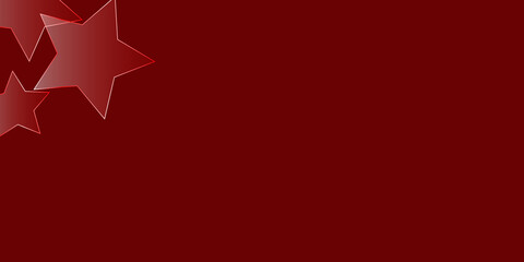 Abstract red background with star