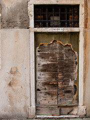 Urban decay in the city of Venice, Italy